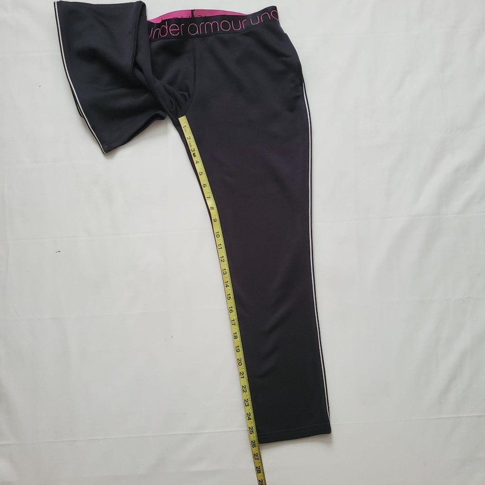 Under Armour Girl's Loose Activewear All Season‎ Gear Pants Black/Pink YLG/JG/G - Picture 11 of 12